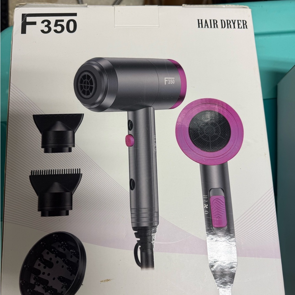 F350 Hair Dryer with Attachments